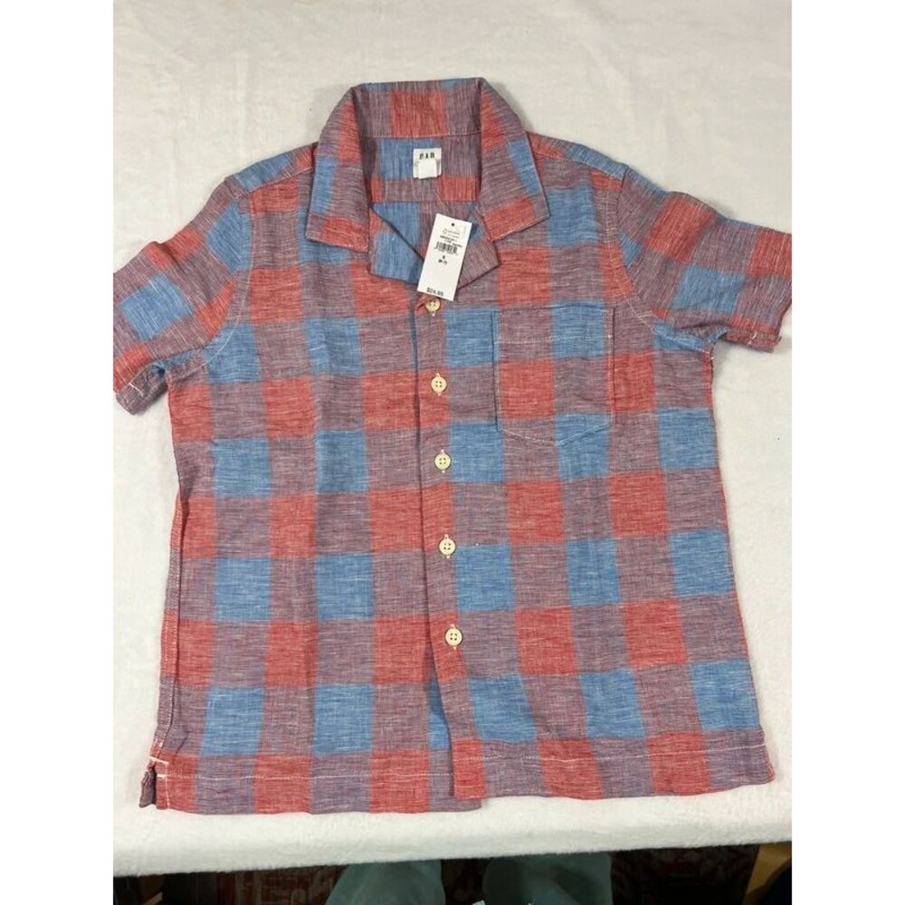 Gap Kids Short Sleeve Button-Down Shirt